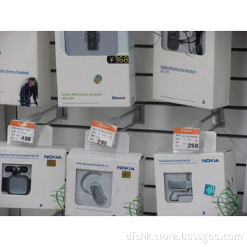 Bending Sheet Security Display Hanger with Magnet Key and Price Tag